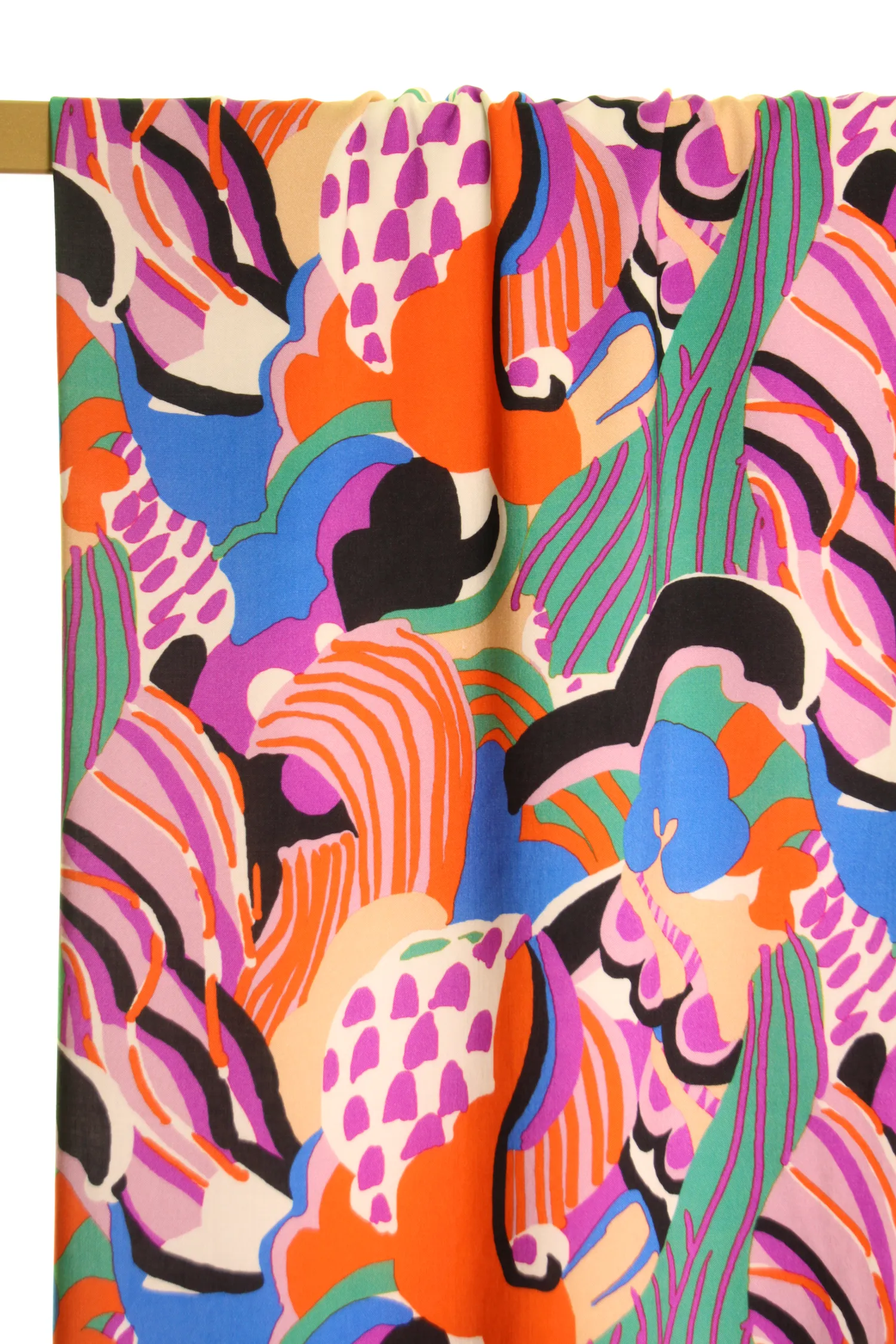 Viscose Colourful artistic print van Atelier Jupe